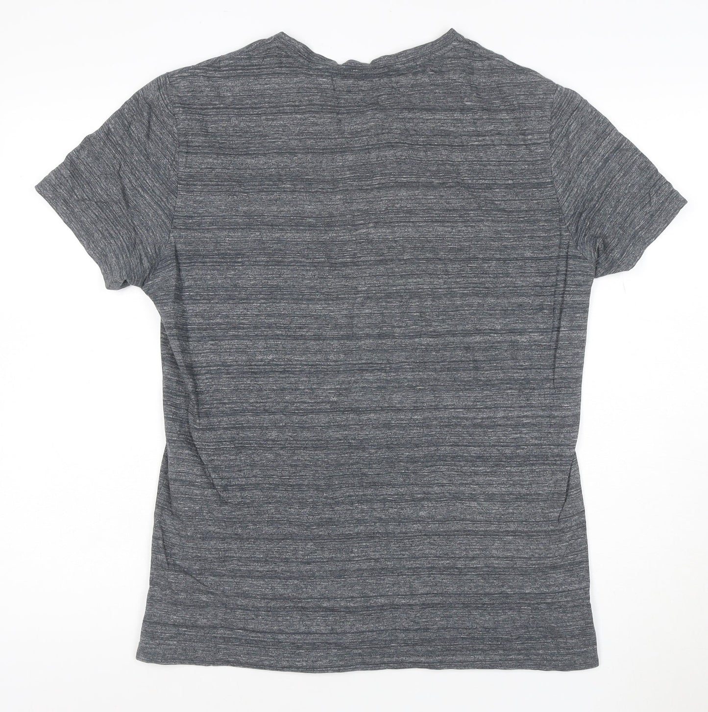AllSaints Men's Grey Crew Neck Short Sleeve T-Shirt Medium