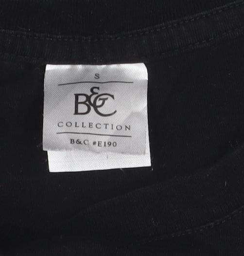B&C Collection Men's Black Friends Graphic T-Shirt Size S