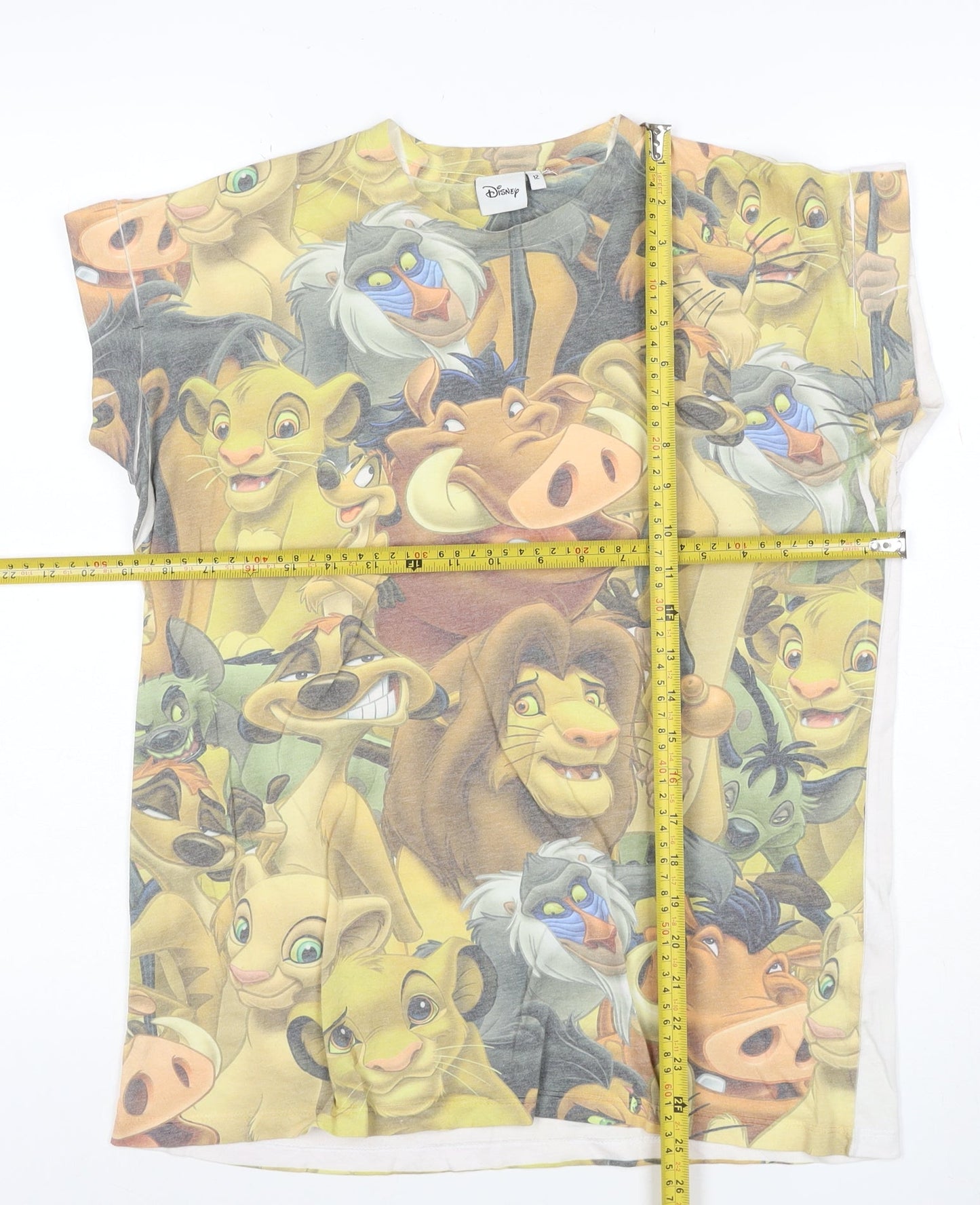 Disney Womens Multicoloured Lion King T-Shirt Size 12