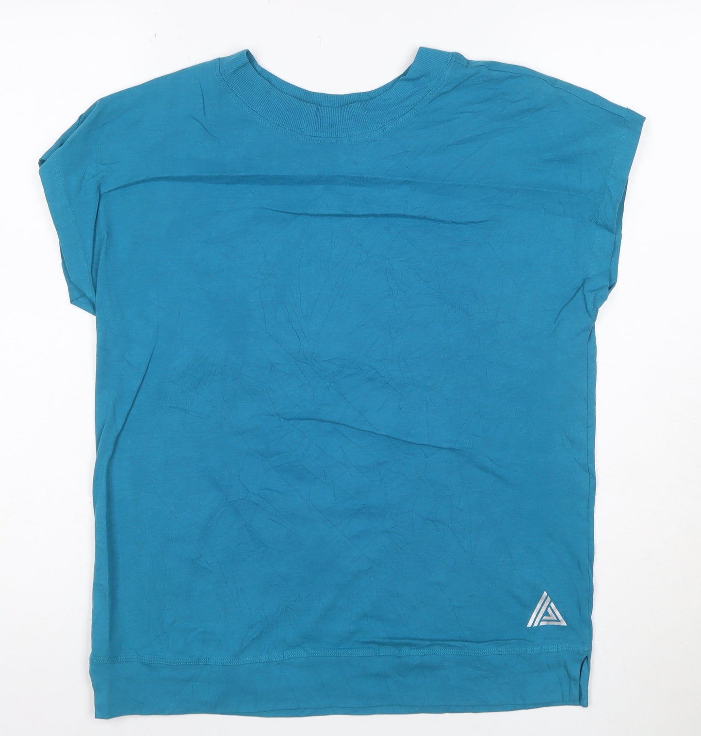 Next Womens Blue Basic Cotton T-Shirt Size S