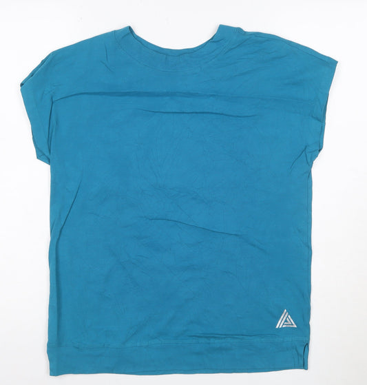 Next Womens Blue Basic Cotton T-Shirt Size S