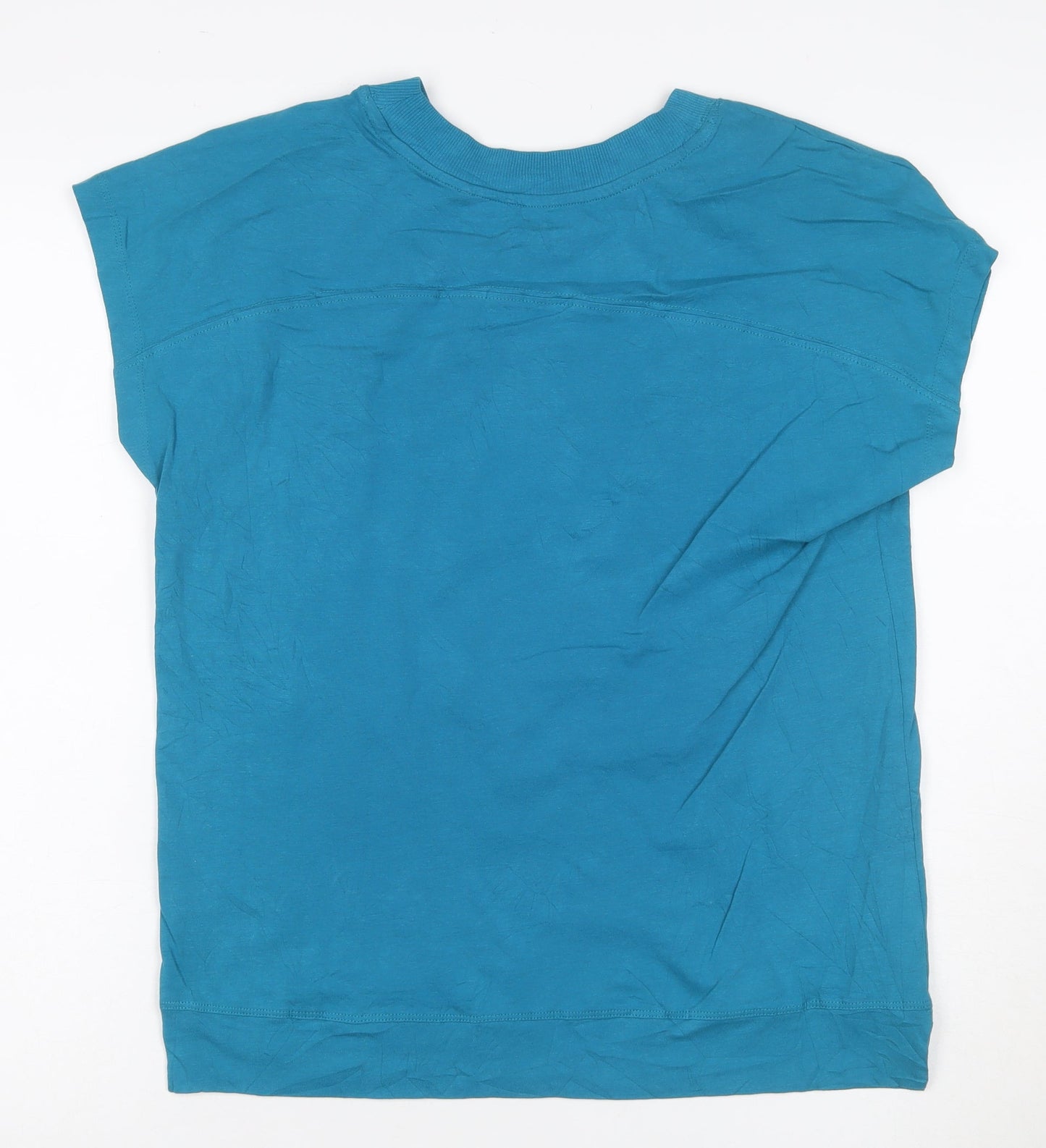 Next Womens Blue Basic Cotton T-Shirt Size S