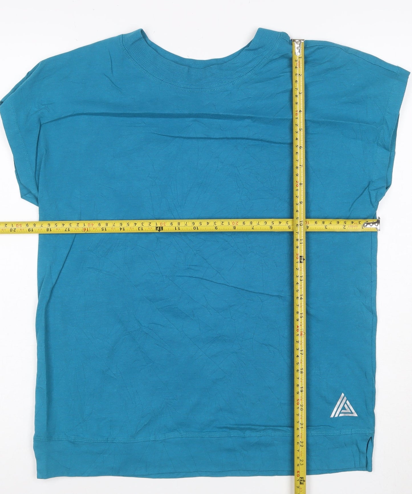 Next Womens Blue Basic Cotton T-Shirt Size S