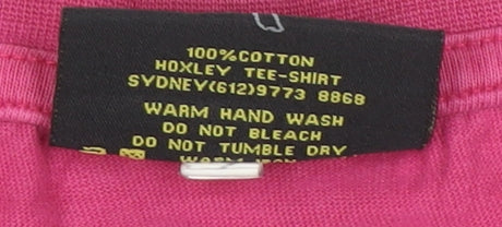 Hoxley Australia Women's Pink Graphic Koala Cotton T-Shirt Size 14
