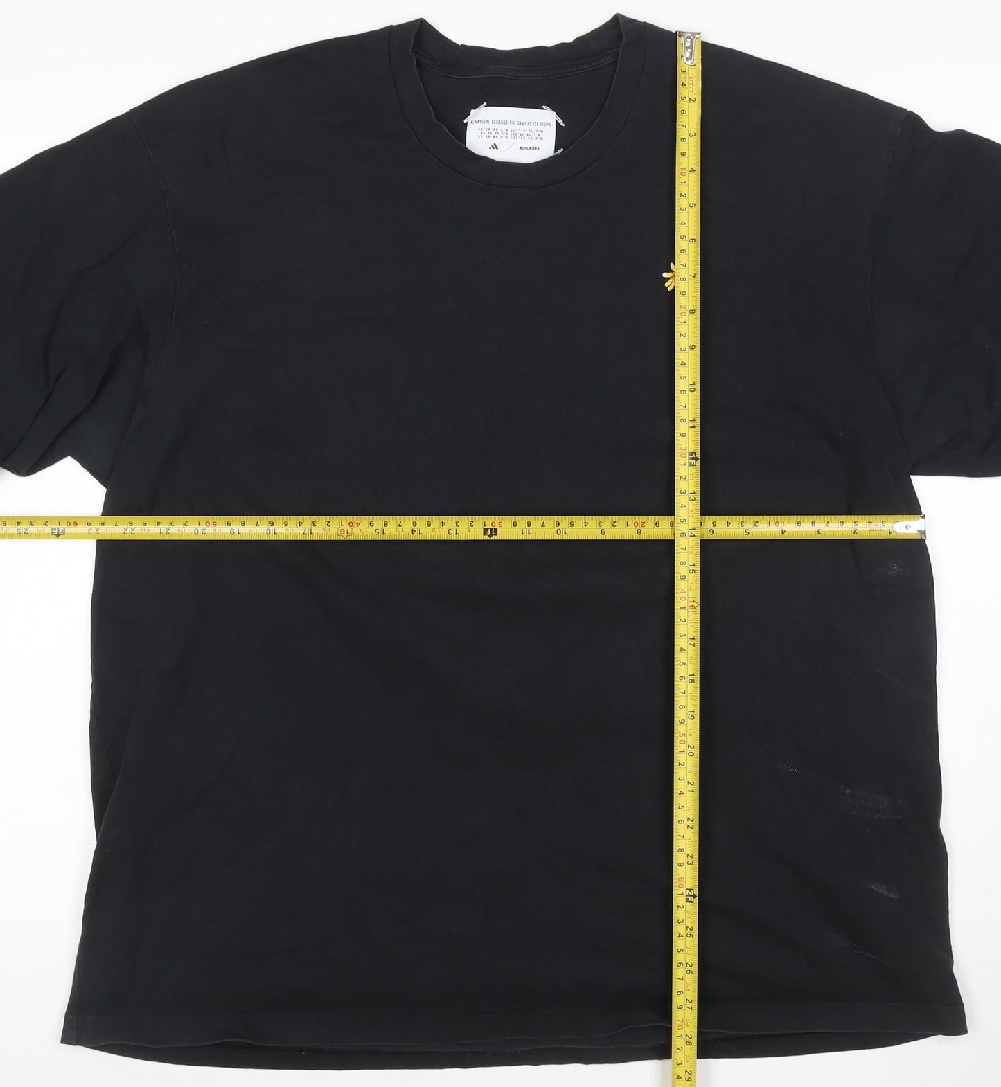 Adidas Mens Black XL Graphic Print Cotton T-Shirt