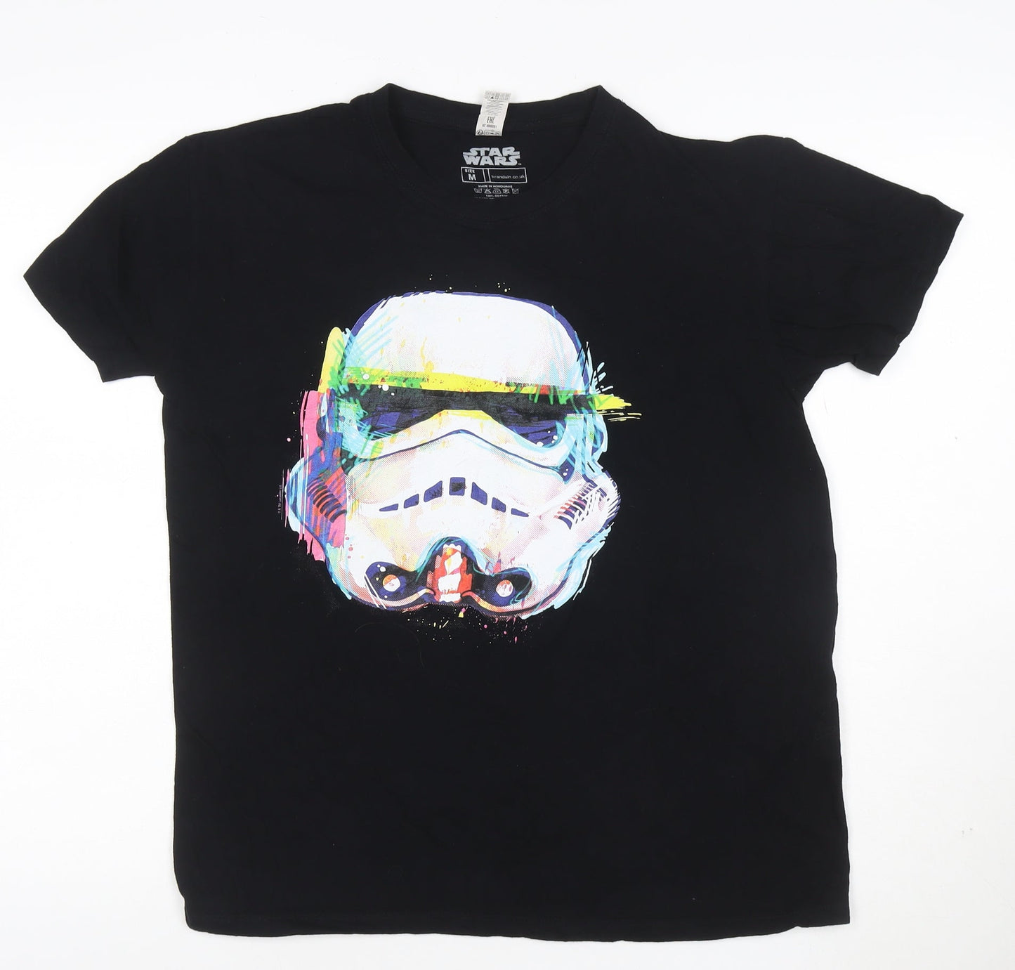 Star Wars Men's Black Stormtrooper Graphic Cotton T-Shirt Size M
