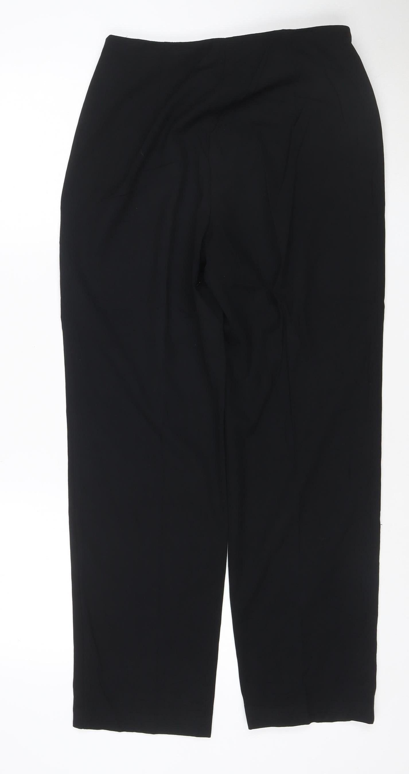 Marks and Spencer Women's Black Size 12 Stretch Work Trousers