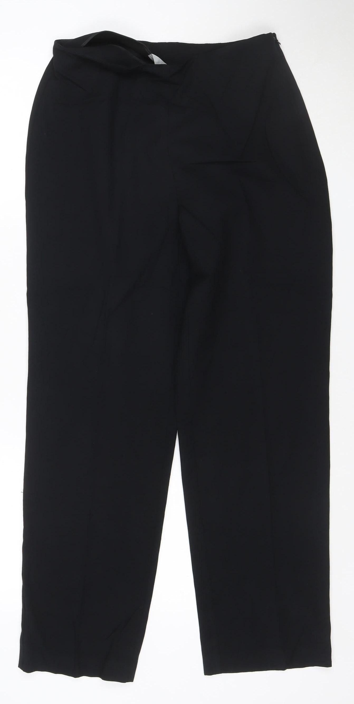 Marks and Spencer Women's Black Size 12 Stretch Work Trousers