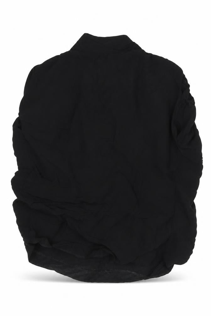 Zara Women’s Black Chiffon High Neck Long Sleeve Blouse XS