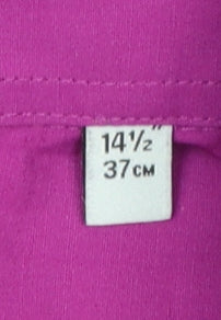 Next Men's Pink Slim Fit Long Sleeve Dress Shirt 14.5in Collar