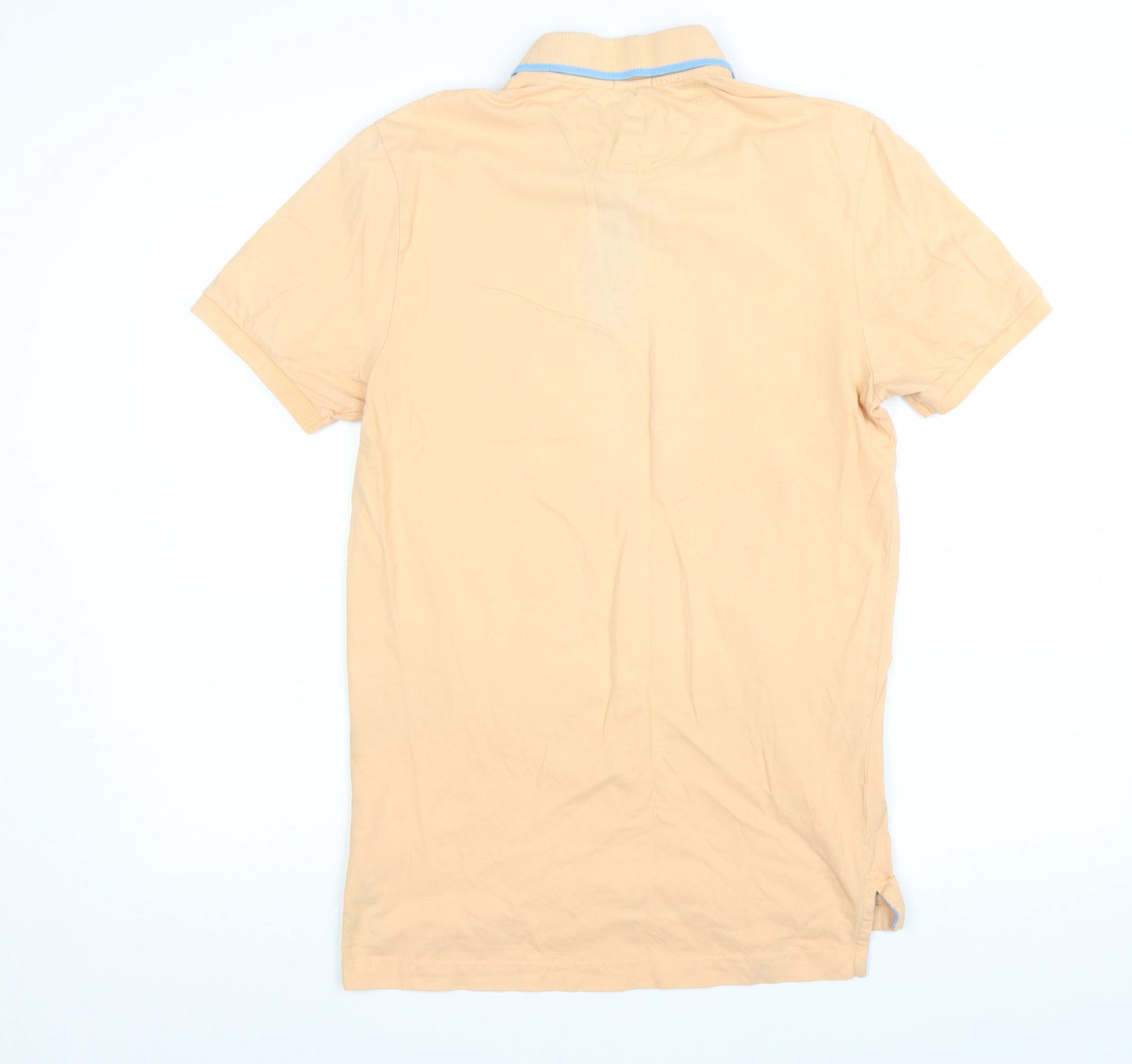 U.S. Polo Assn. Men's Beige Stretch Cotton Short Sleeve Polo Shirt Size S