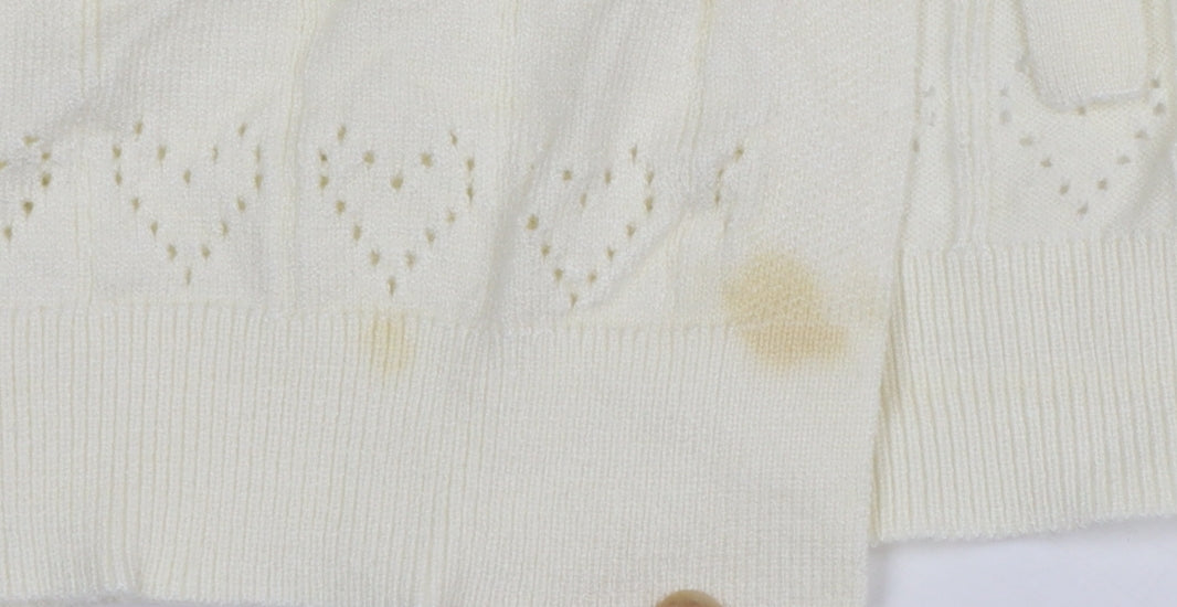Nobody’s Child Women’s Ivory Knit Tie Cardigan Size 10