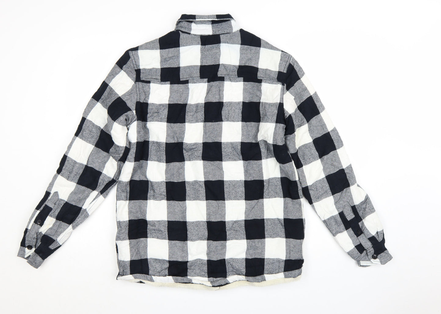 Dickies Men's Black Check Flannel Shirt Jacket Size Small
