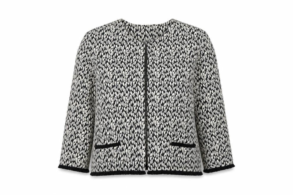 Marks & Spencer Women Black Size 16 Classic Knit Jacket
