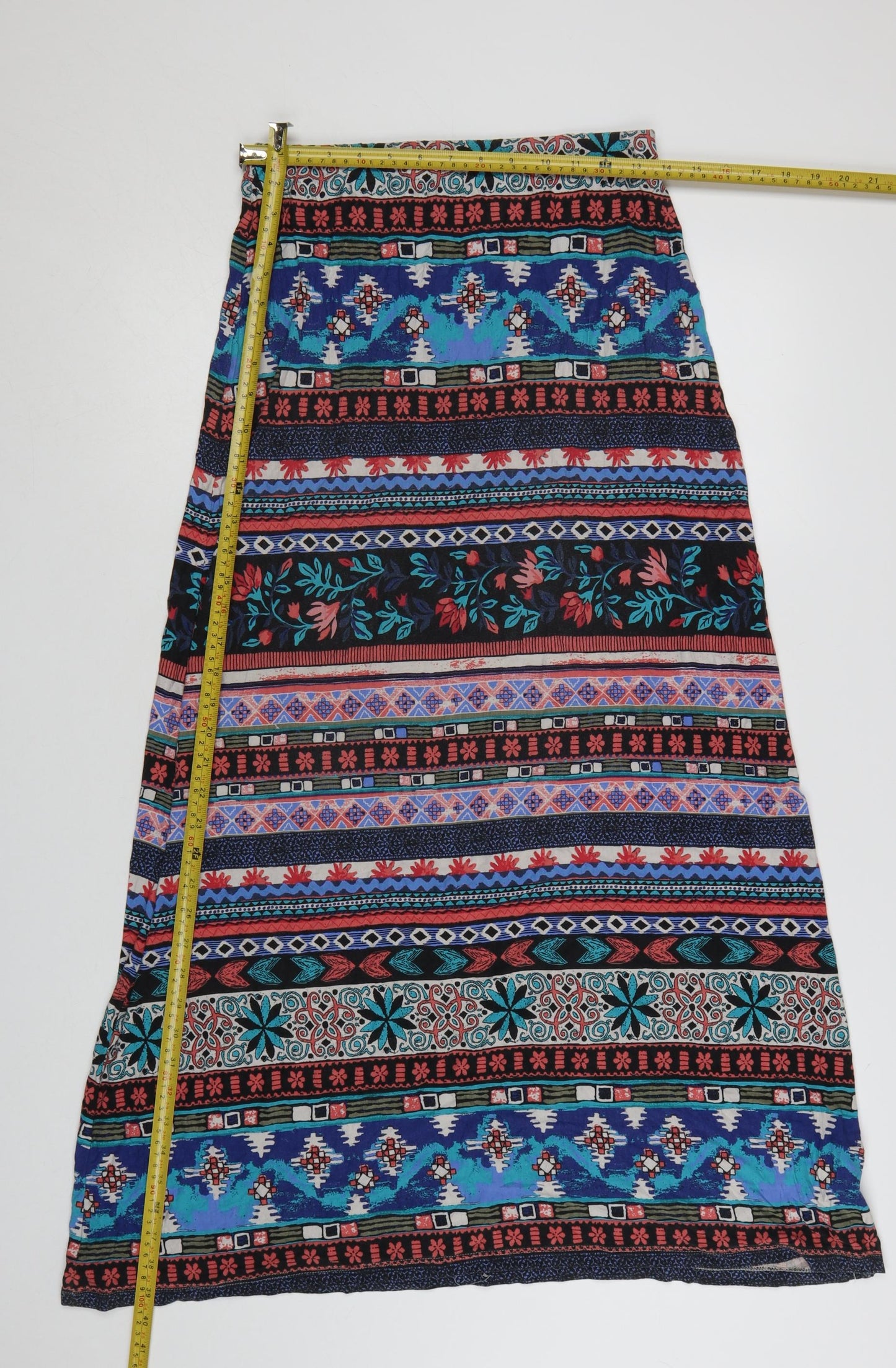 Monsoon Women’s Multicoloured Bohemian A-Line Midi Skirt Size S