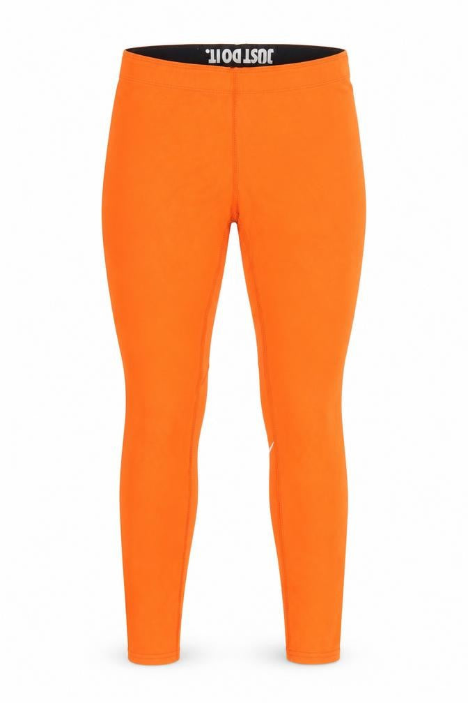 Nike Women's Orange Slim Fit Active Leggings M
