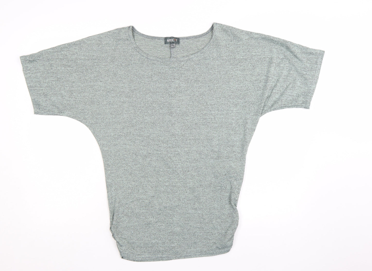 Apricot Women Grey Jersey Dolman Short Sleeve T-Shirt UK 10