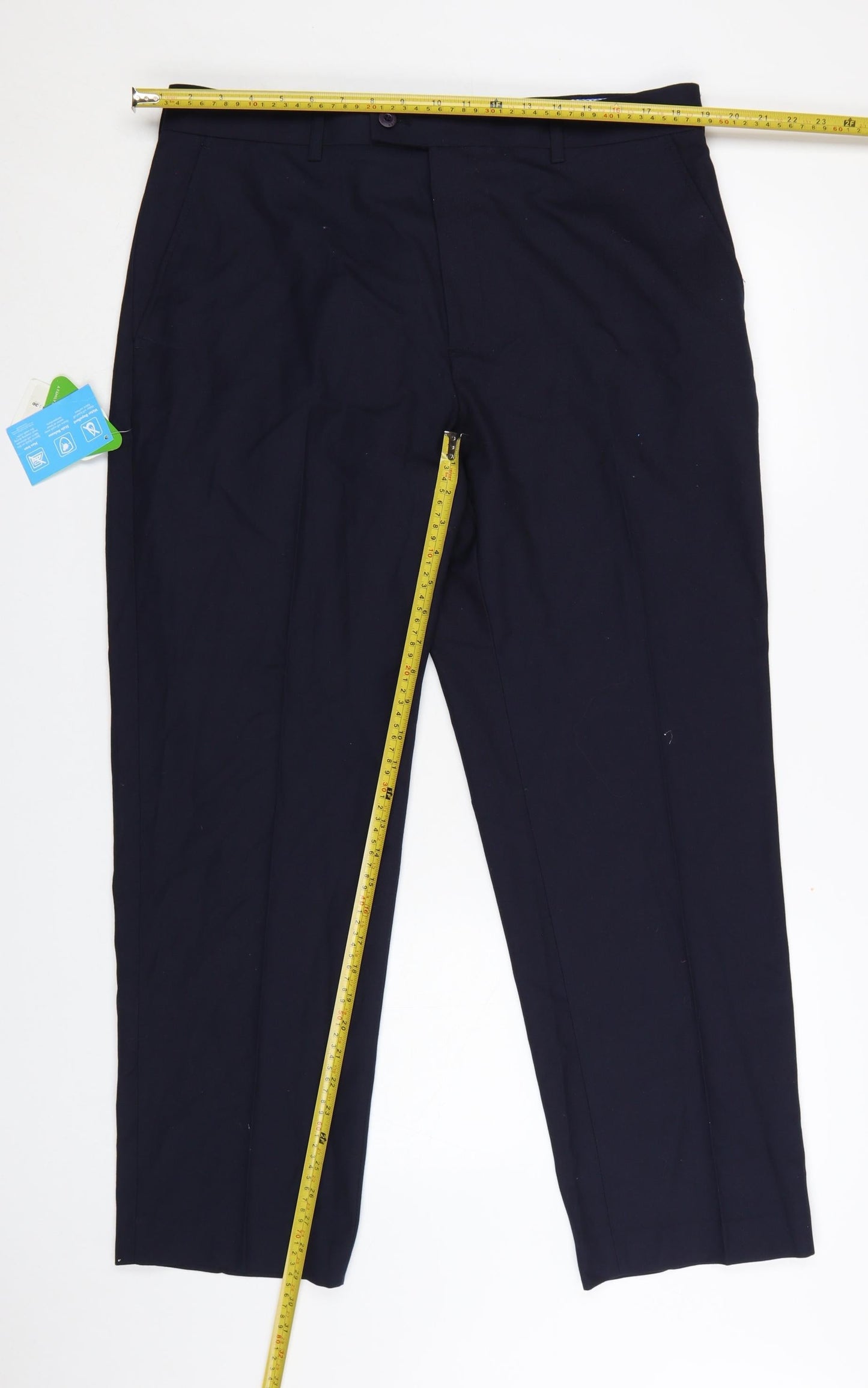 Hunter Men Blue 38in Regular Fit Chino Trousers Workwear