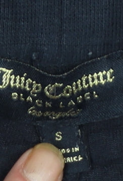 Juicy Couture Black Label Women's Black S Velour Jogger Trousers