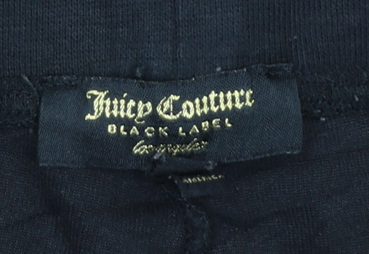 Juicy Couture Black Label Women's Black S Velour Jogger Trousers
