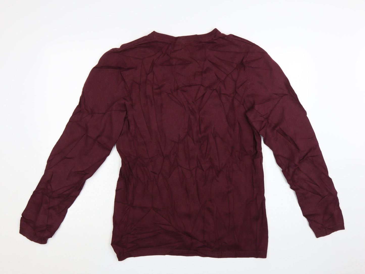 SoulCal Men's Red Cotton Crew Neck Pullover Jumper Size L