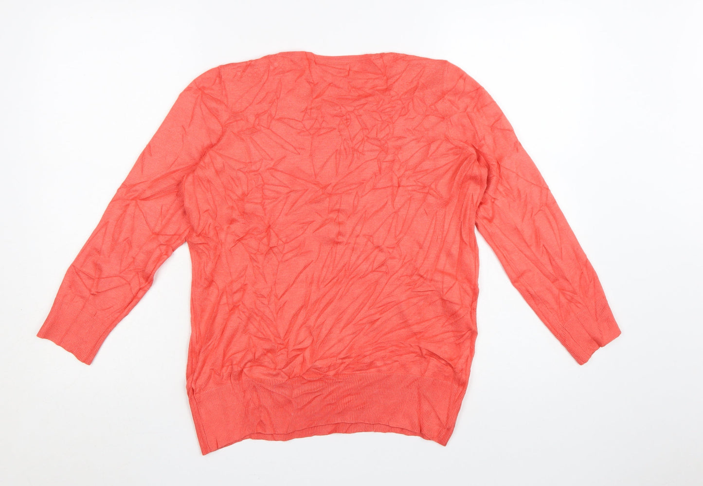 Wallis Women Pink Petite Size 12 Studded Shoulder Pullover Jumper