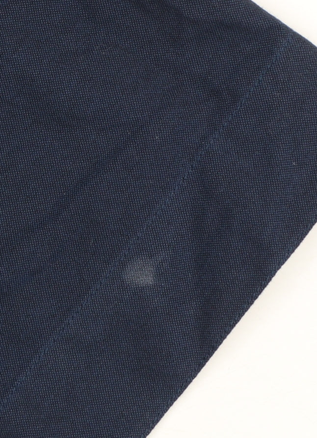 By Very Men's Navy Blue Short Sleeve Button-Up Cotton Shirt L