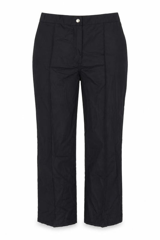 Alexandra Womens Black UK 12 Straight Leg Workwear Trousers