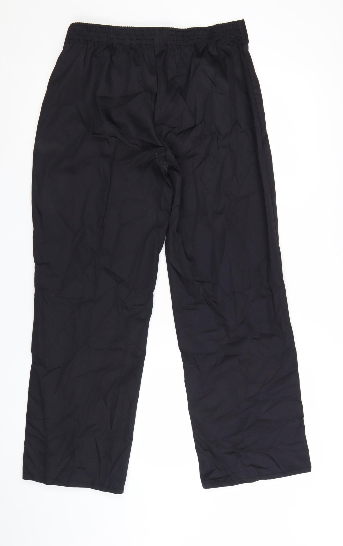 Alexandra Womens Black UK 12 Straight Leg Workwear Trousers