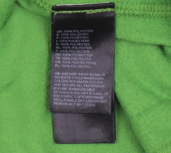 The North Face Men's Green Fleece 1/4 Zip Pullover Sweatshirt Size S