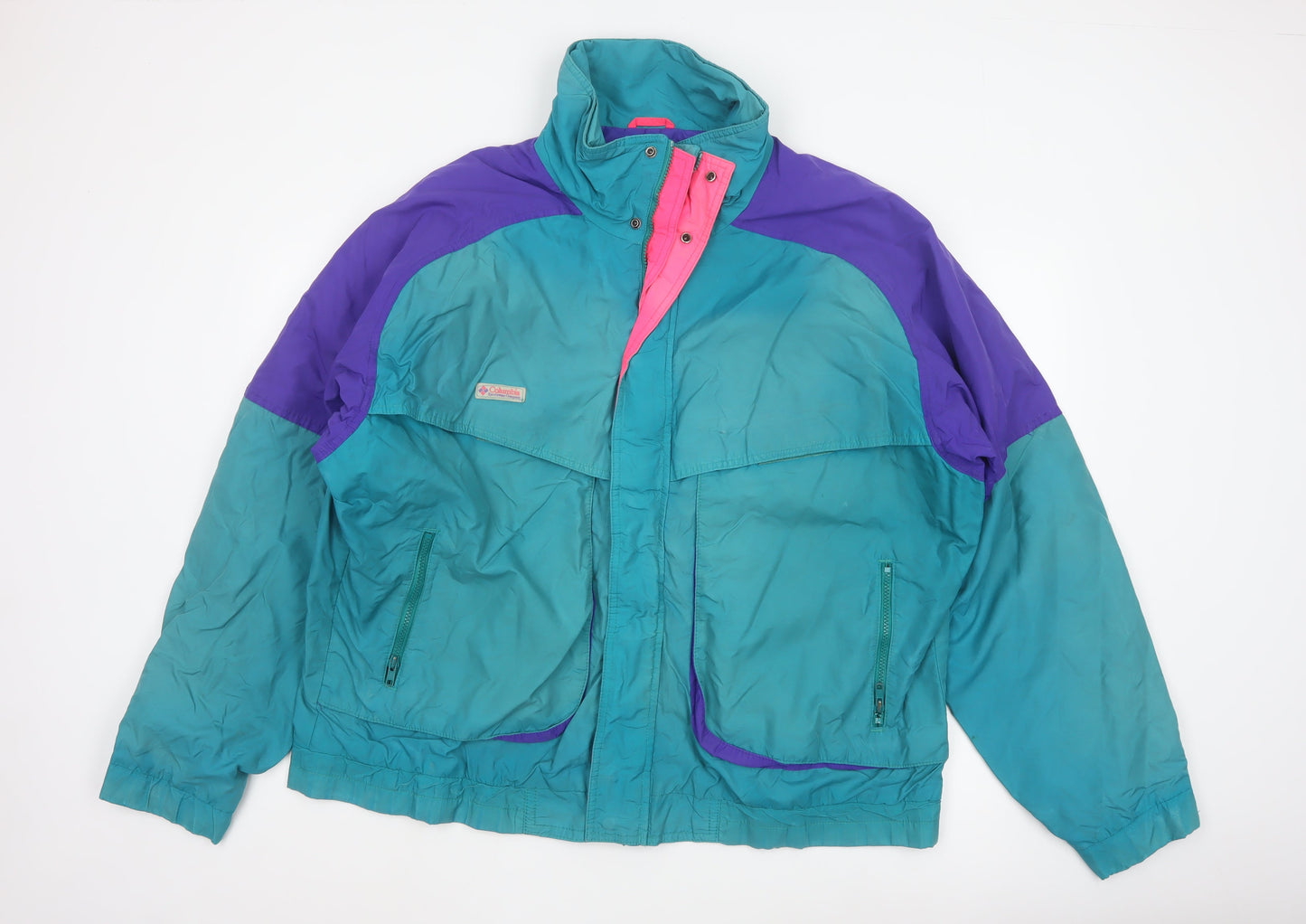 Columbia Men's Teal & Purple XL Powder Keg 90s Ski Jacket