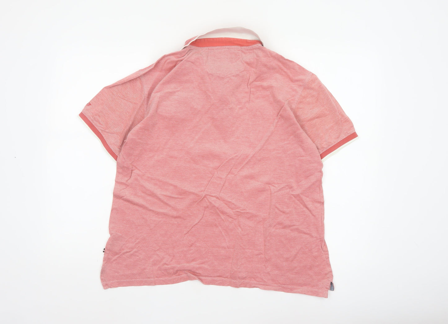 Westbury Men's Pink 100% Cotton Short Sleeve Polo Shirt M
