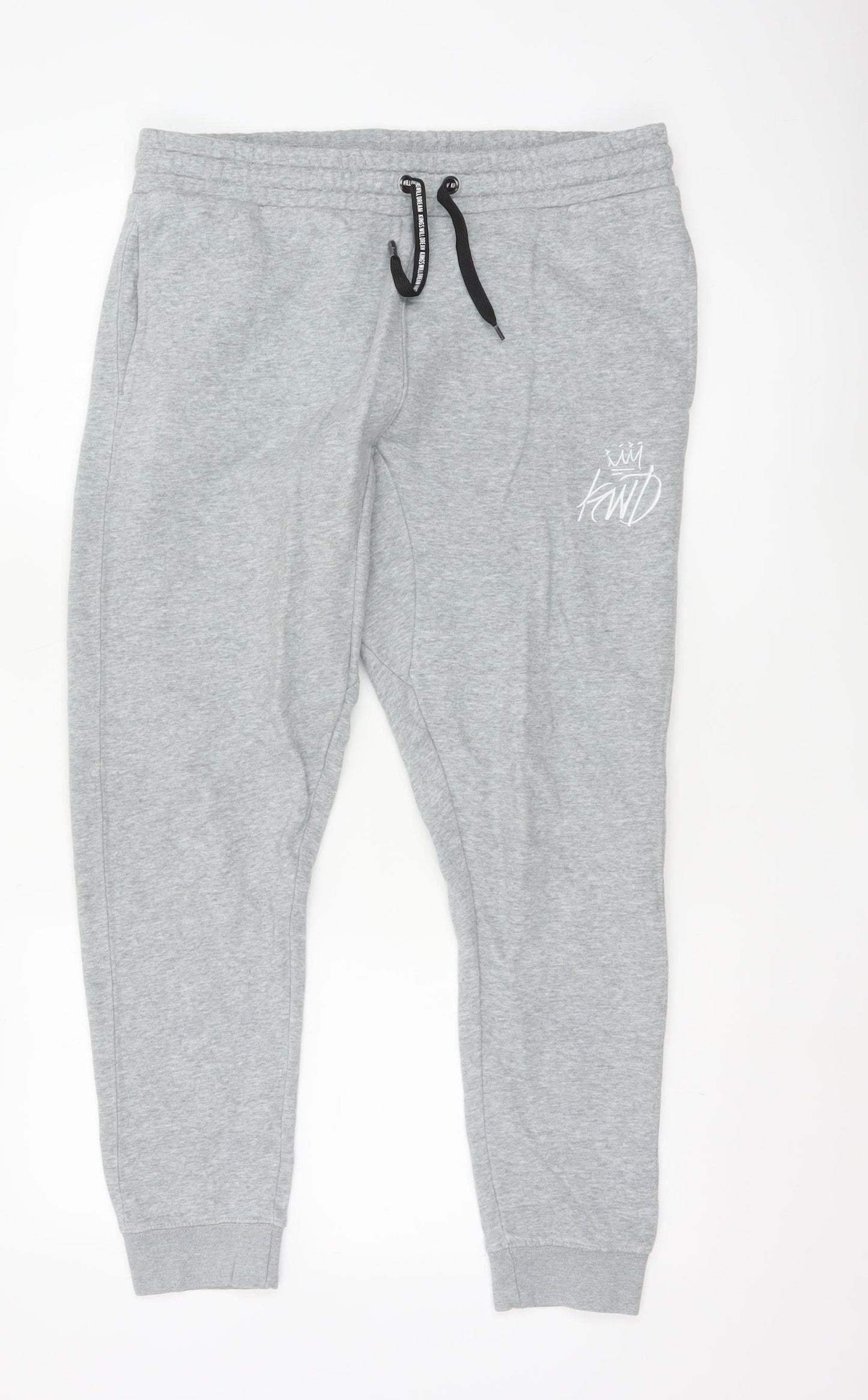 Kings Will Dream Men's Grey Jogger Trousers Size M Regular Fit