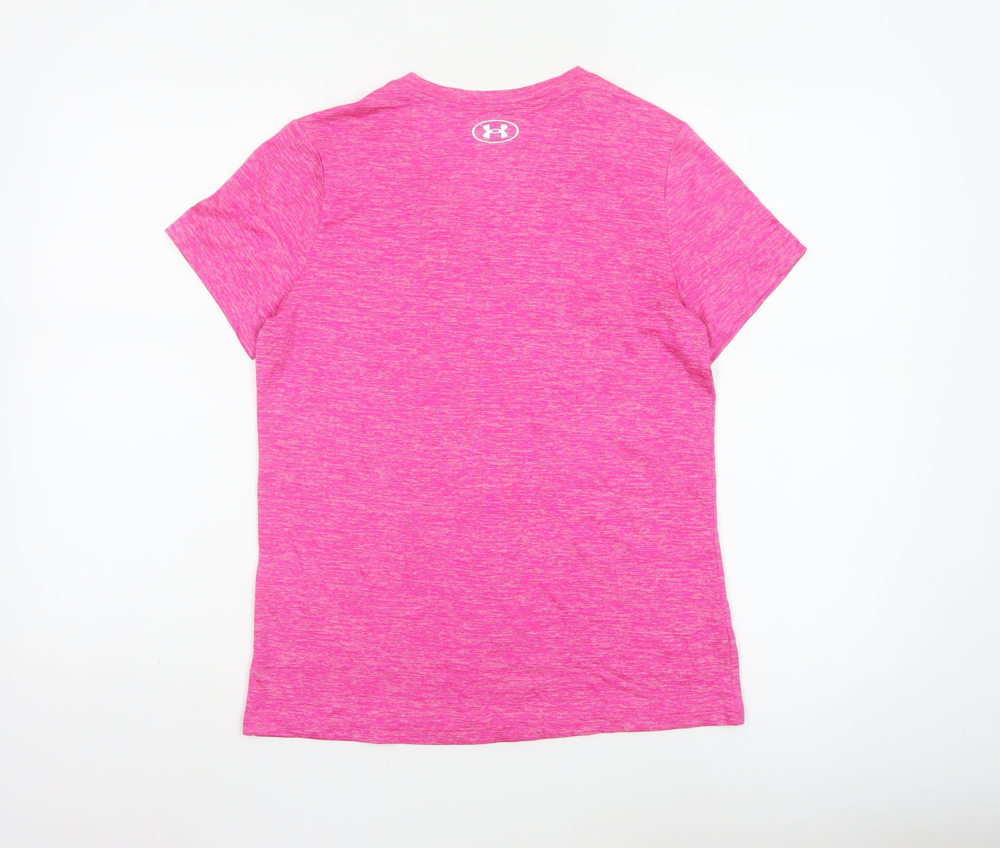Under Armour Womens Pink XS Relaxed Fit V-Neck Activewear T-Shirt