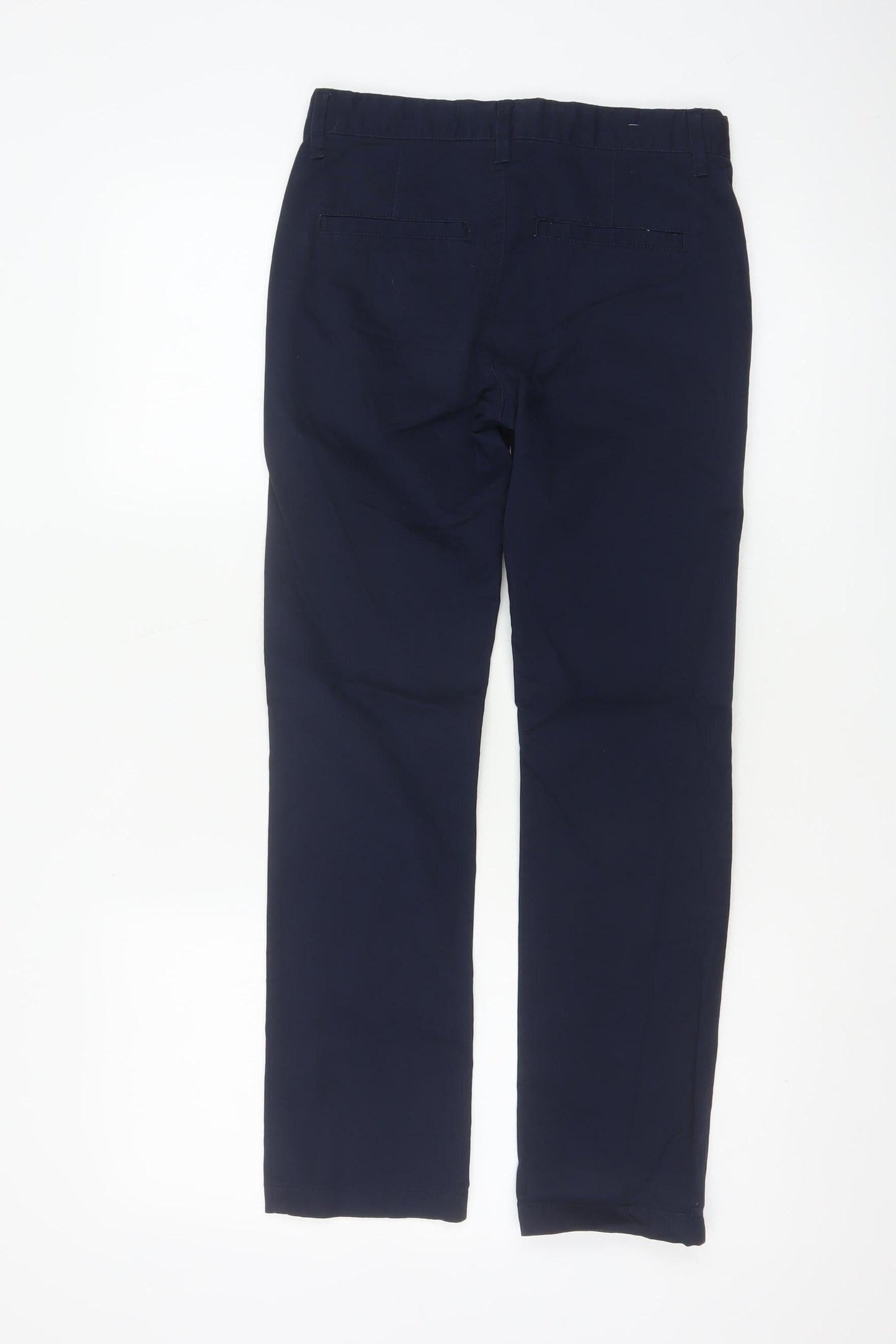 GapKids Boys Navy Blue Skinny Fit Cotton Trousers Age 12 Years