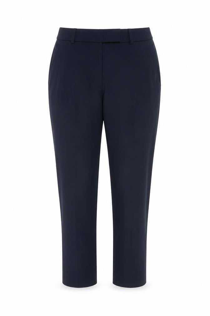 Marks & Spencer Women's Blue Size 12 Petite Cropped Trousers