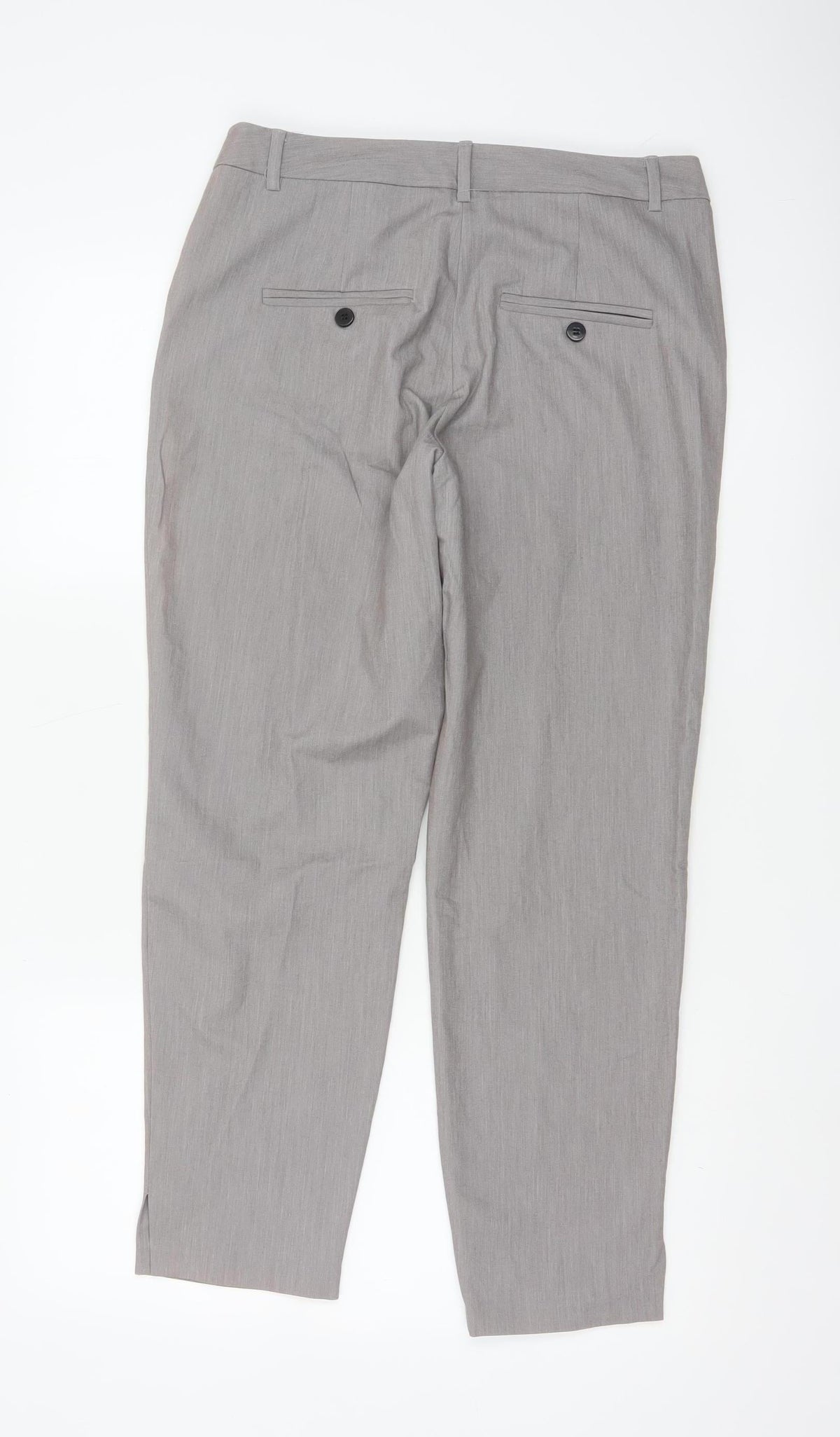 ASOS Women’s Grey Slim Fit Tapered Work Trousers Size 10