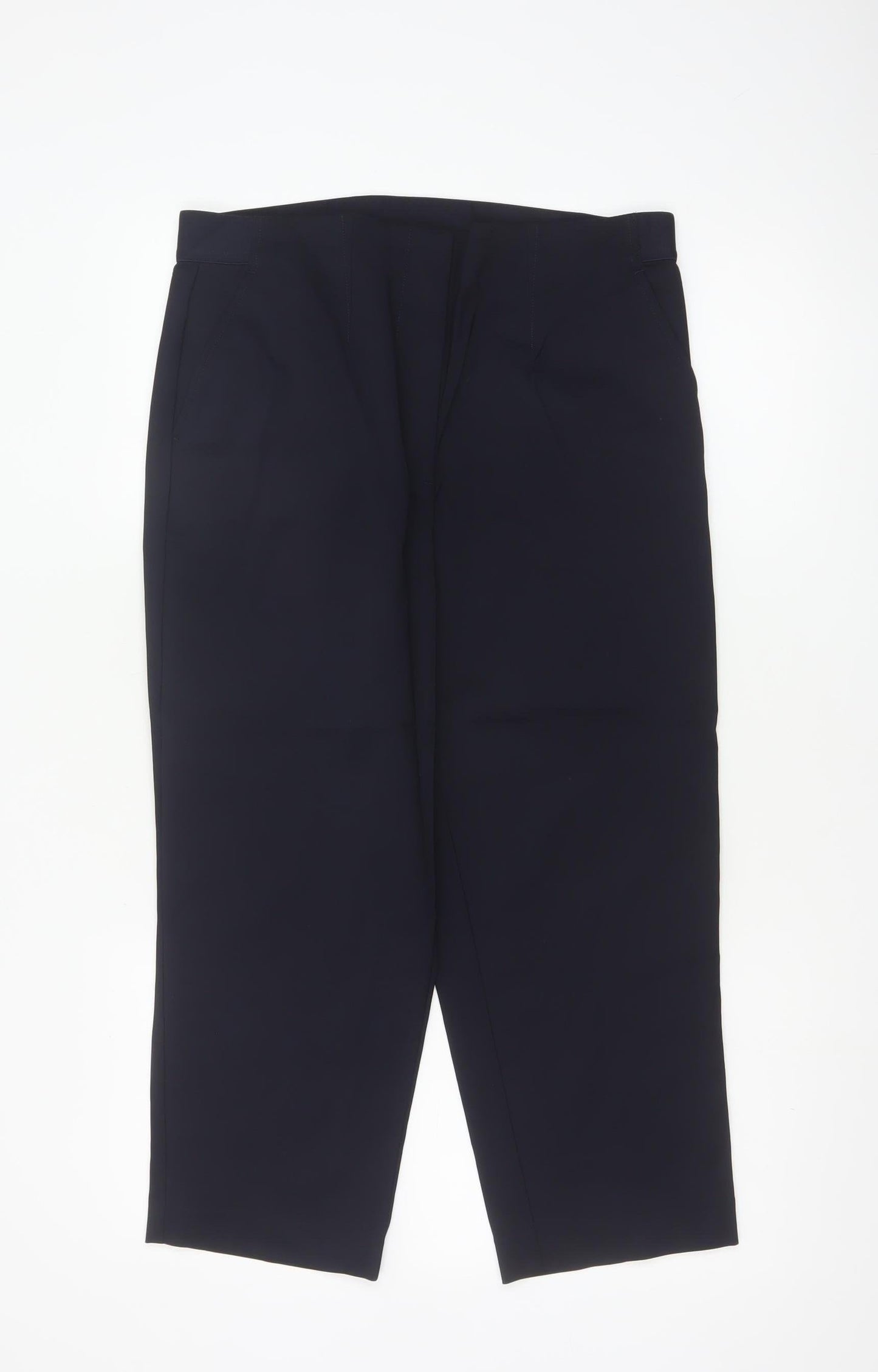 Marks and Spencer Women’s Black Stretch Regular Trousers Size 14