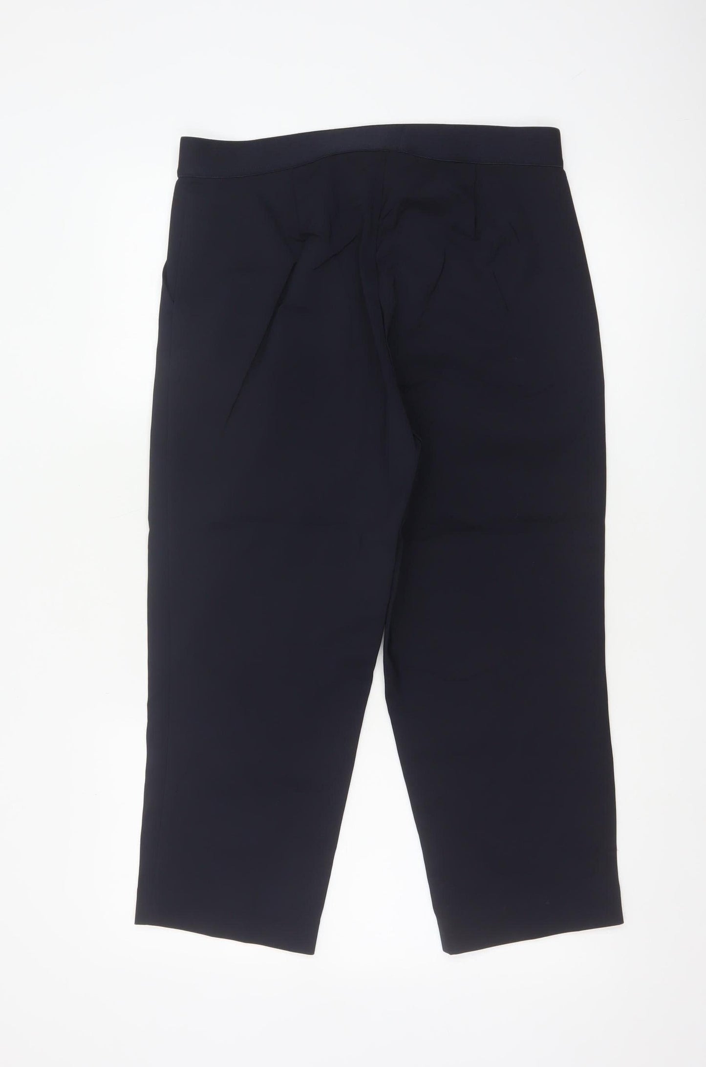 Marks and Spencer Women’s Black Stretch Regular Trousers Size 14