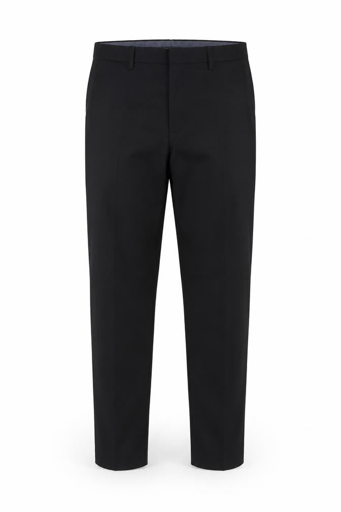 Marks & Spencer Men’s Black Regular Fit Wool Dress Trousers 36” Waist