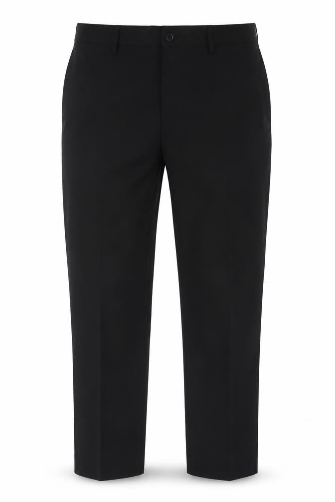 Marks & Spencer Men's Black Tailored Fit Trousers 40W 29L