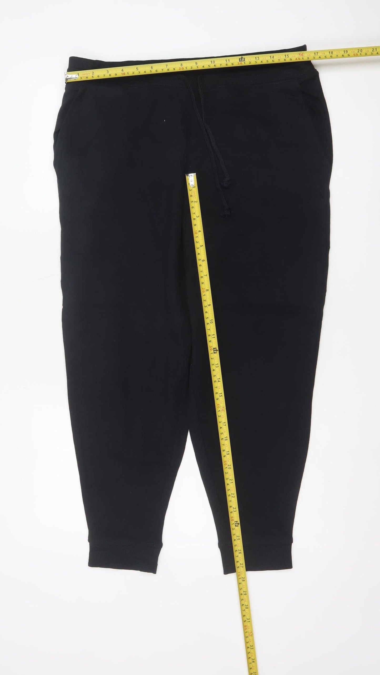 Marks and Spencer Women’s Black Jogger Trousers Size 16