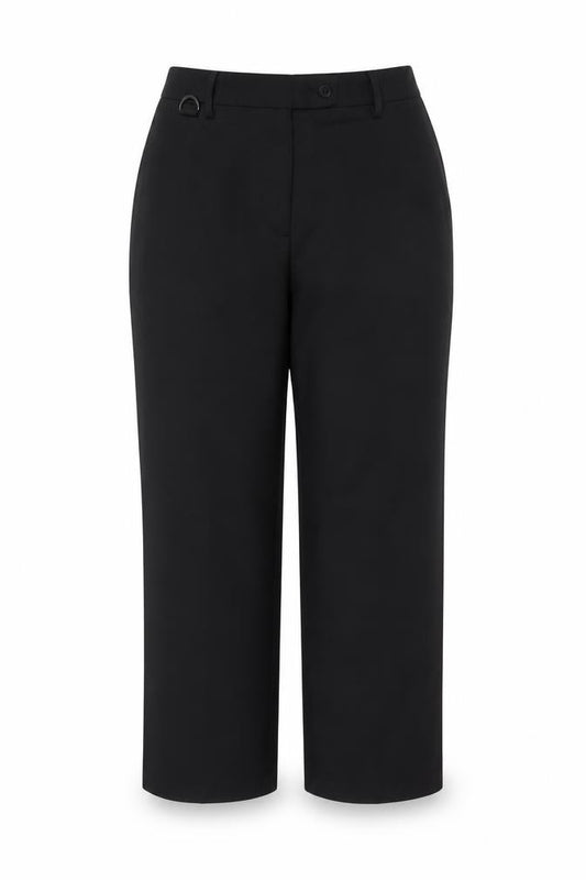 Brook Taverner Women's Black Plus Size 16 Straight Leg Dress Trousers