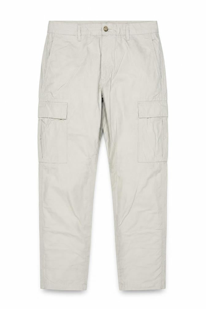 Marks & Spencer Men's Beige Cargo Trousers Size M 34x31 Cotton