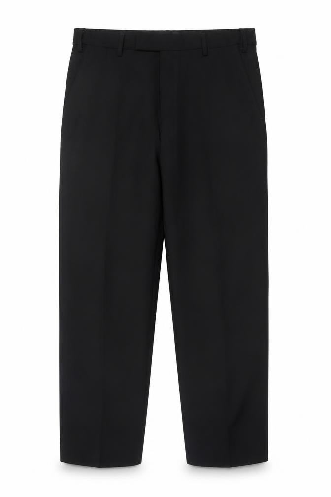 Marks & Spencer Men's Black Dress Trousers 32W 29L Wool Blend