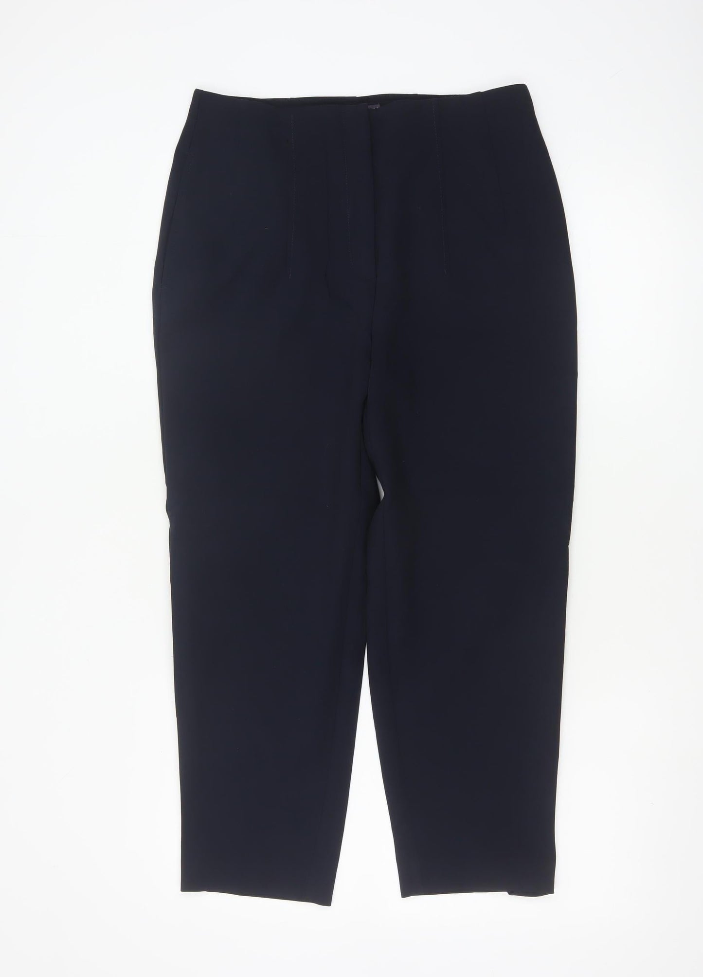 Marks and Spencer Women’s Black Slim Fit Stretch Trousers Size 12