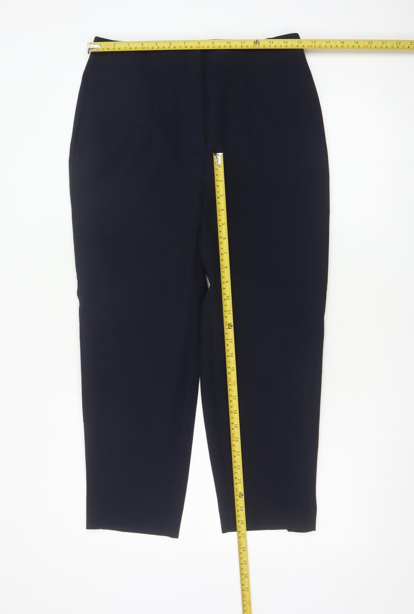 Marks and Spencer Women’s Black Slim Fit Stretch Trousers Size 12