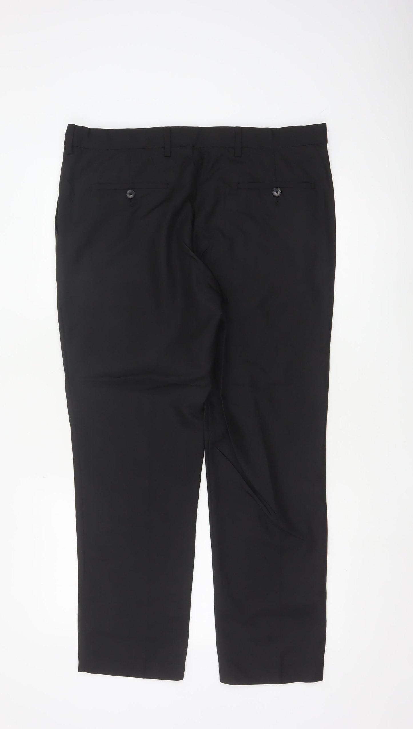 Marks and Spencer Men's Black Slim Fit Dress Pants Size 36S