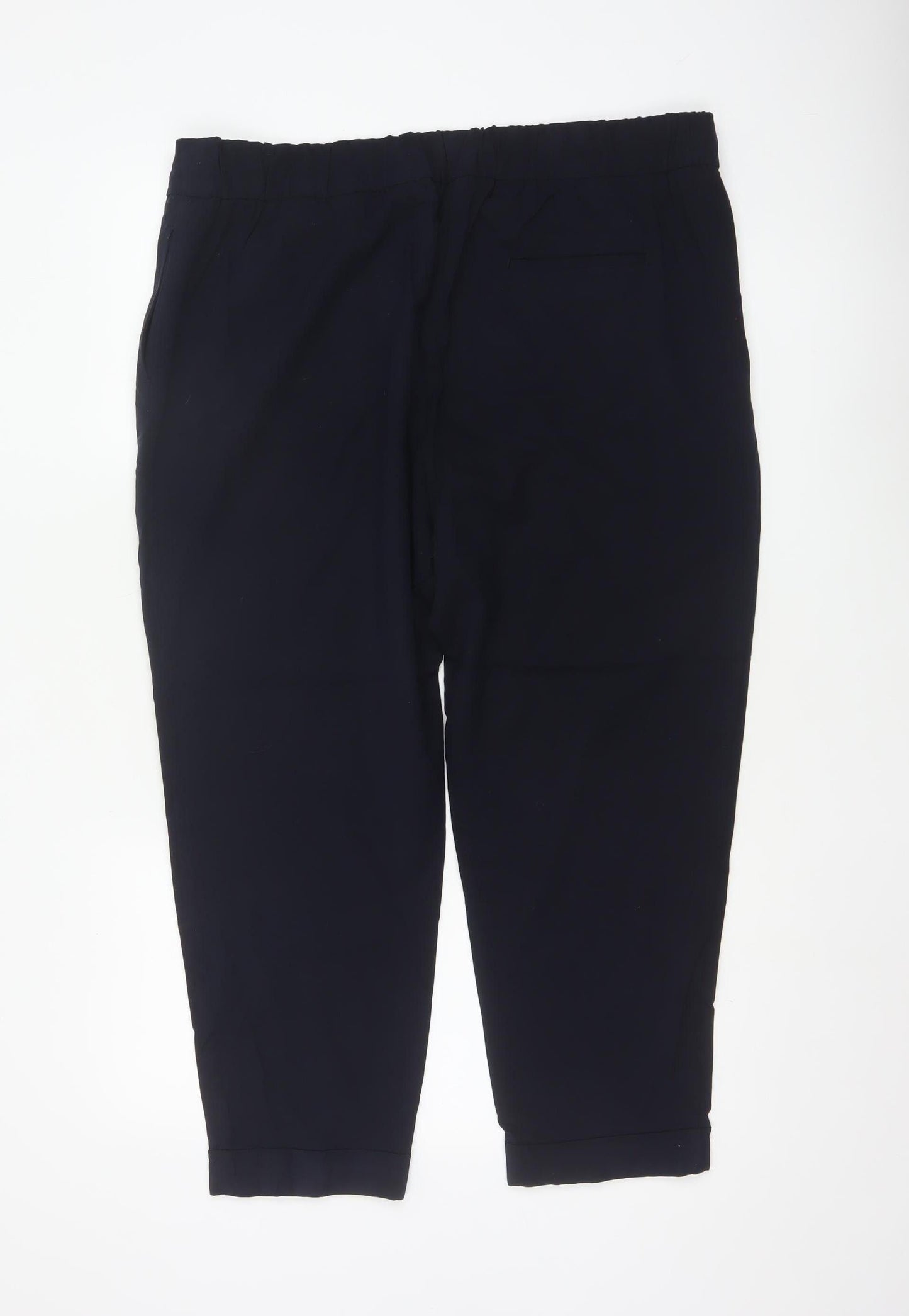 Marks and Spencer Women’s Blue Jogger Trousers Size 18 Short