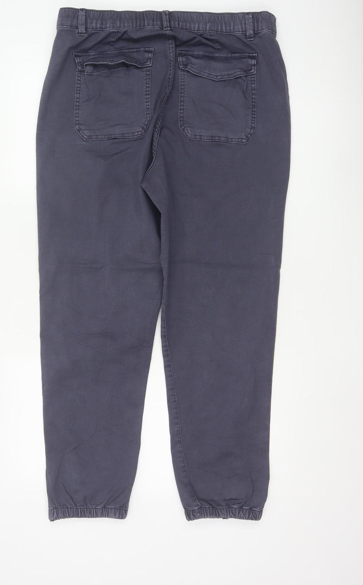 Marks and Spencer Womens Grey Jogger Trousers Size 16 Regular